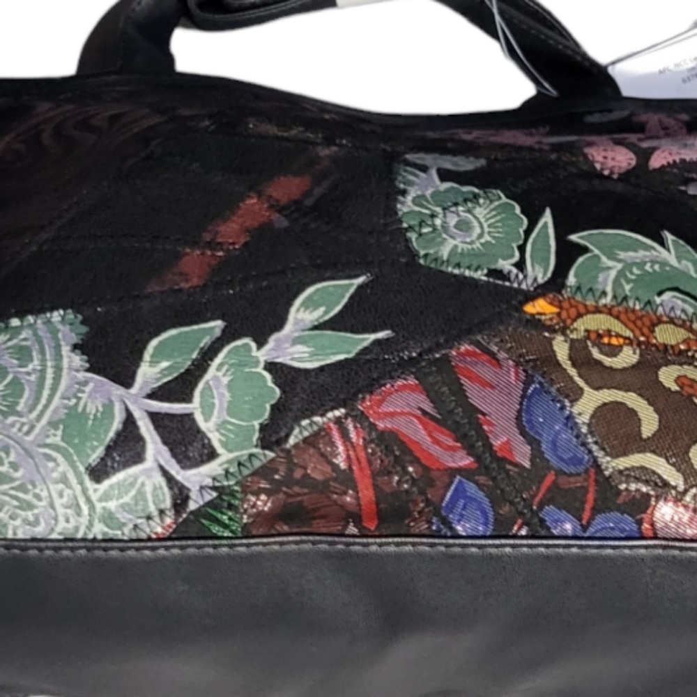 Stefano Suede Leather Patchwork Designer Bag - image 4